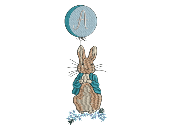 Bunny Balloon Letter a: An Embroidery Designer Review