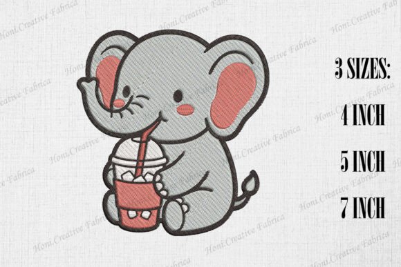Cute Elephant Loves Iced Coffee: Seller Review