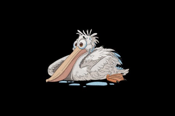 Cute Pelican: A Charming Embroidery Design Review
