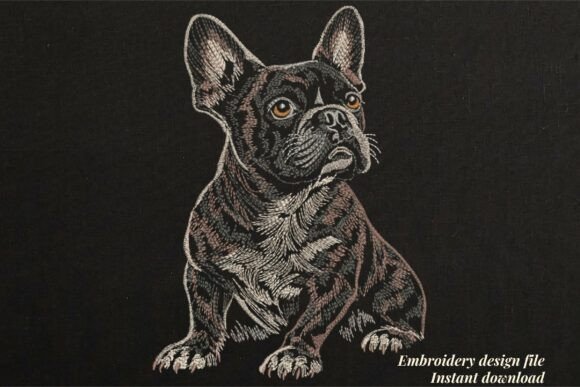 Realistic French Bulldog: Dark Fabric Review